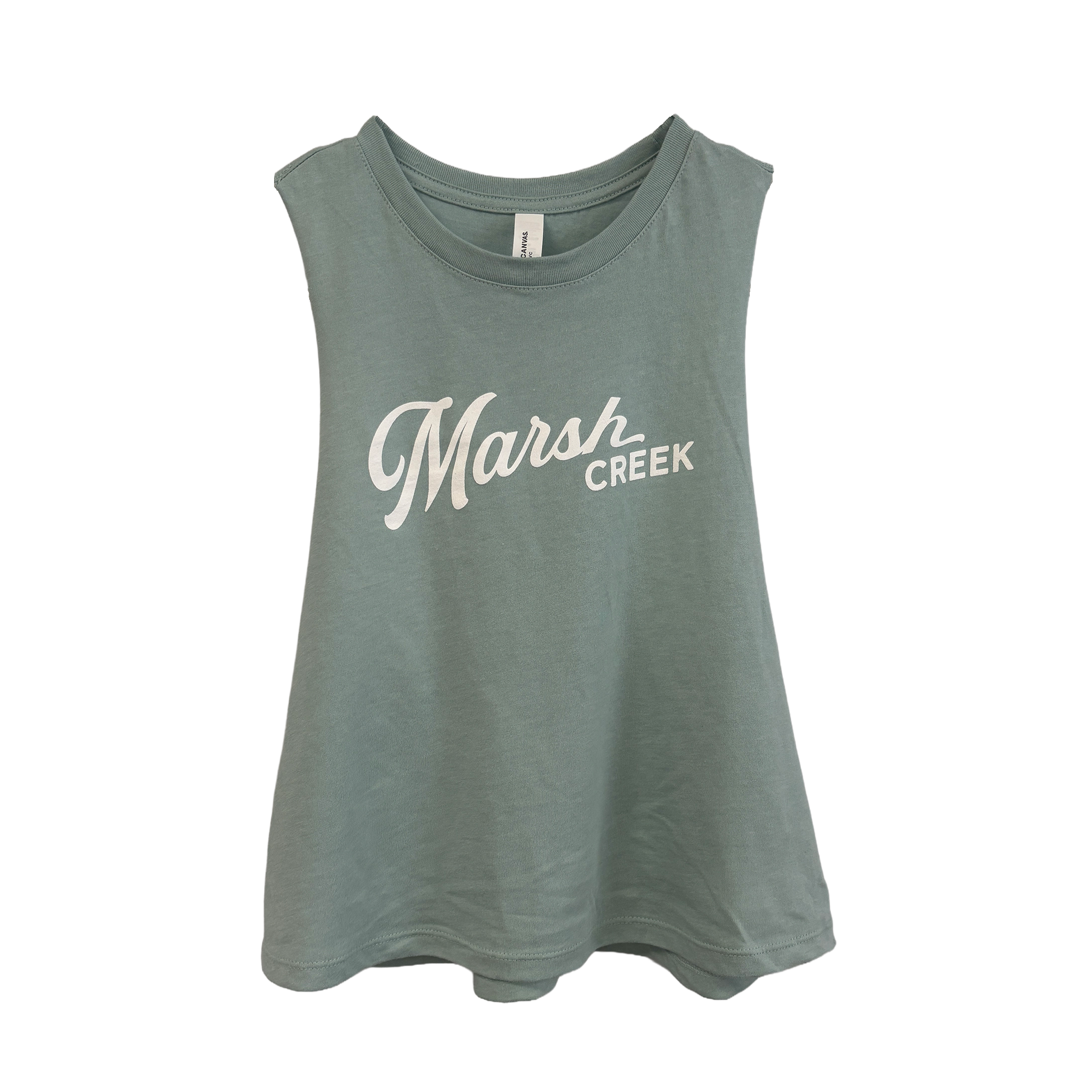 Marsh Creek Racerback Cropped Tank